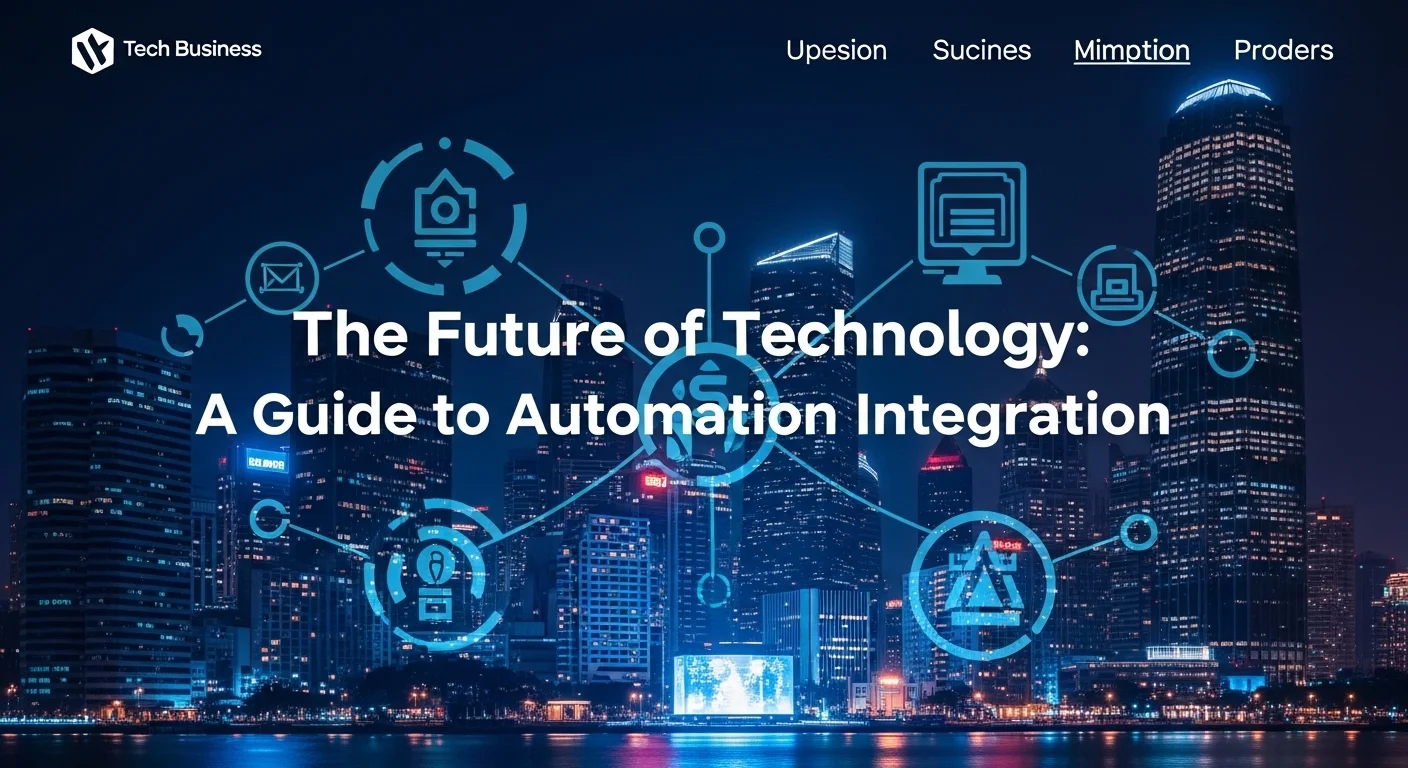 Tech solutions and digital innovations for Automation Integration in modern business