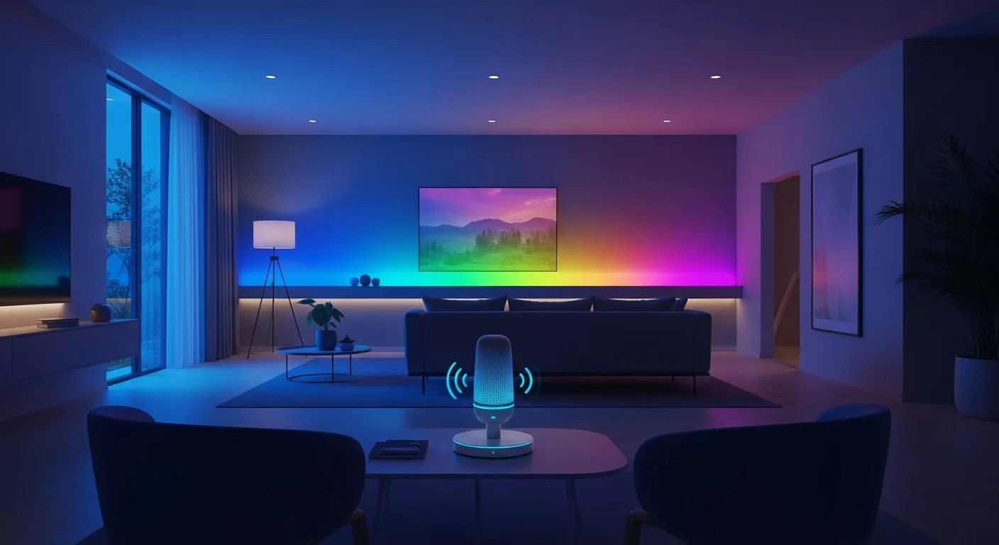 Business technology with innovation and digital resources to discover Automation Lighting Home