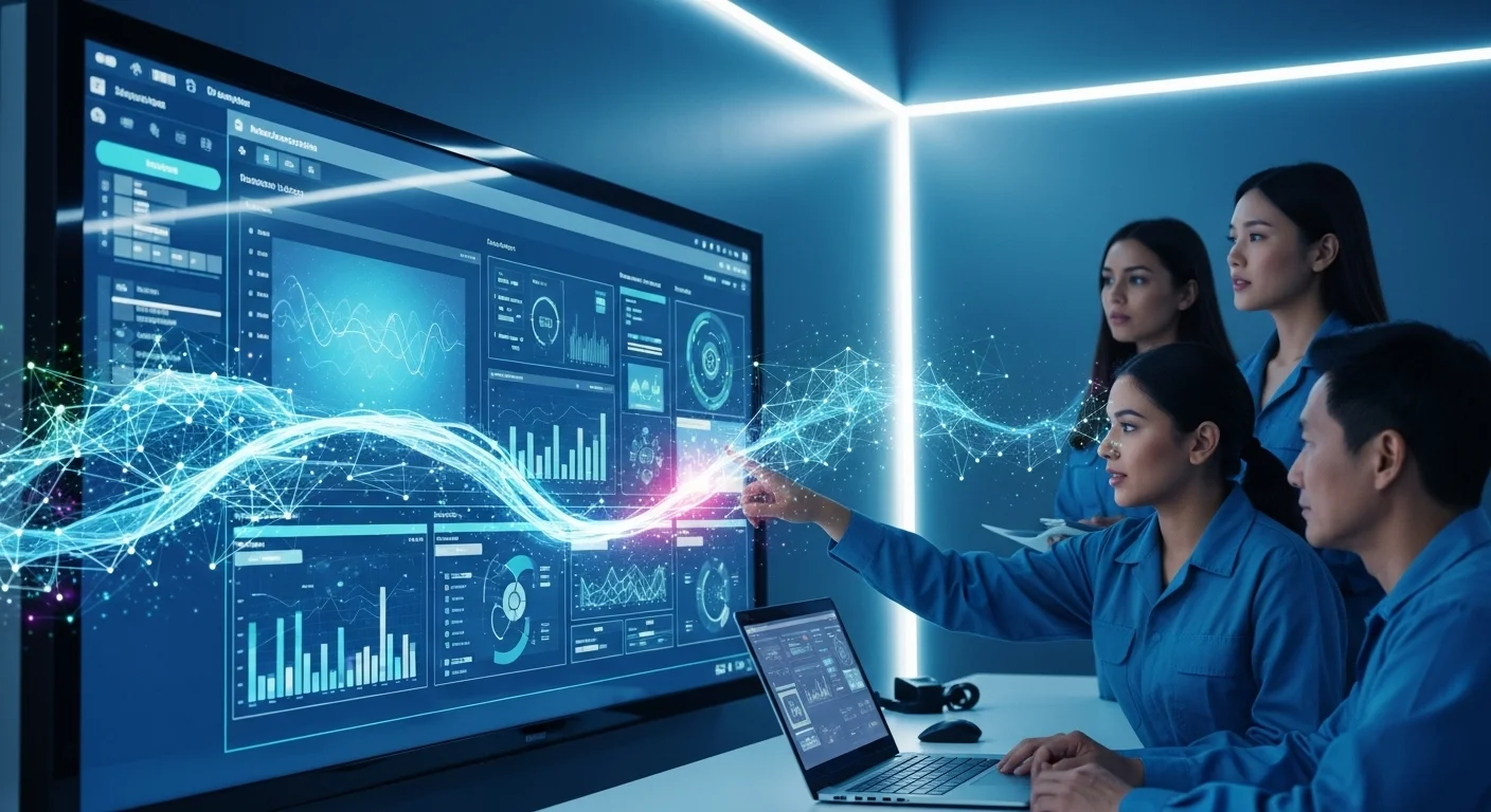 Business technology with innovation and digital resources to discover Automation Panel