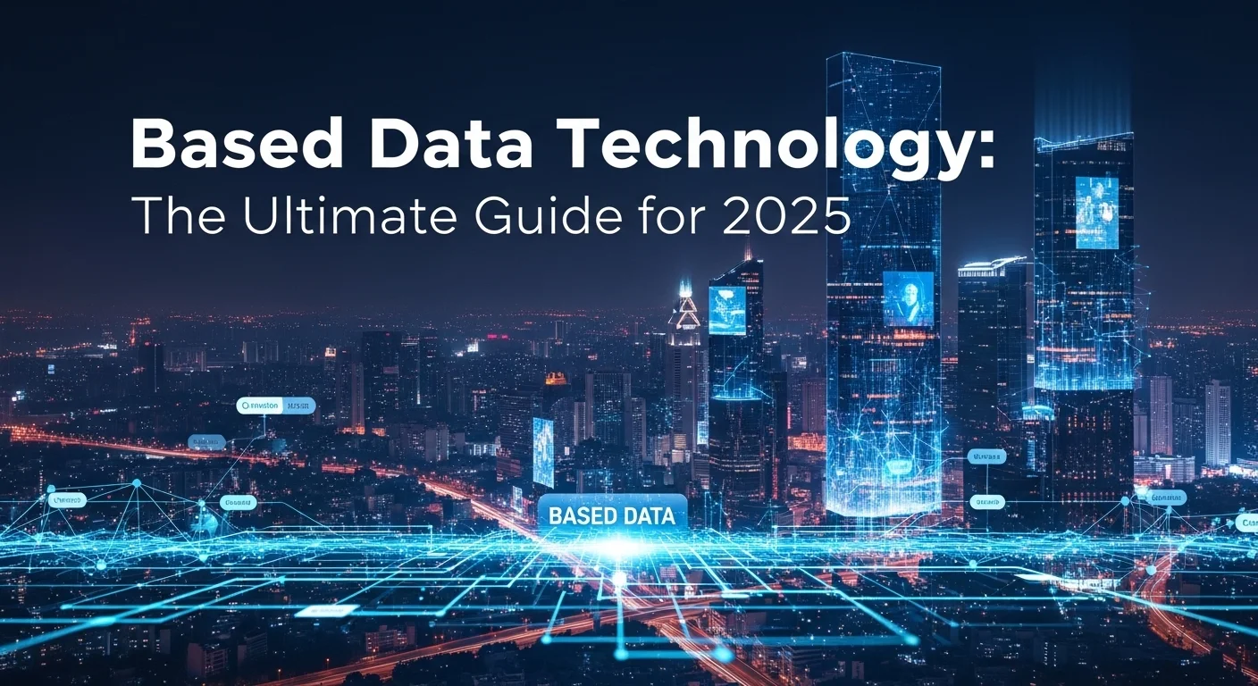 Business technology with innovation and digital resources to discover Based Data