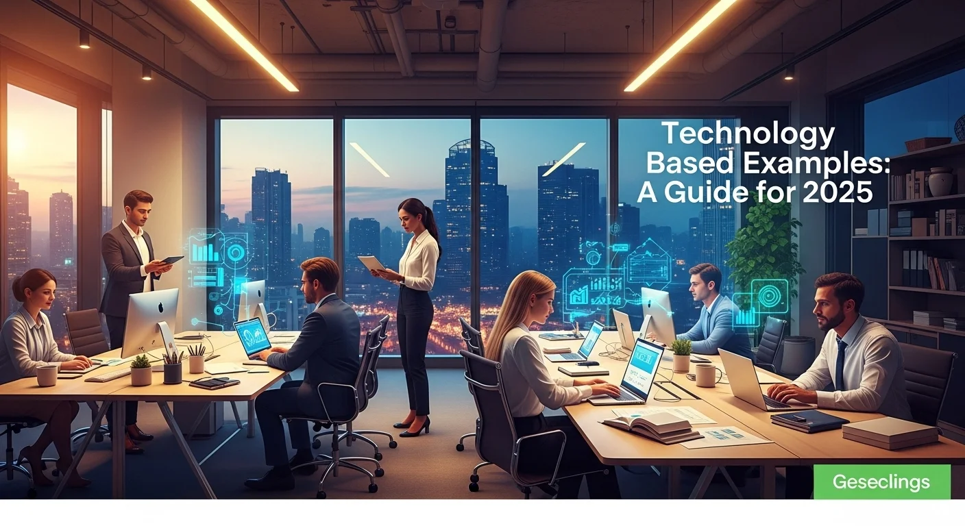 Tech solutions and digital innovations for Based Examples in modern business