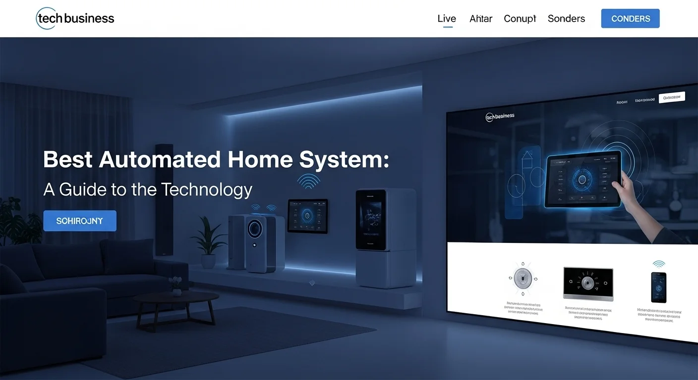 Business technology with innovation and digital resources to discover Best Automated Home System