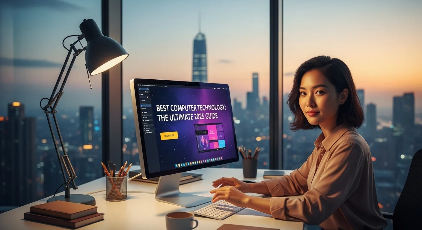 Business technology with innovation and digital resources to discover Best Computer