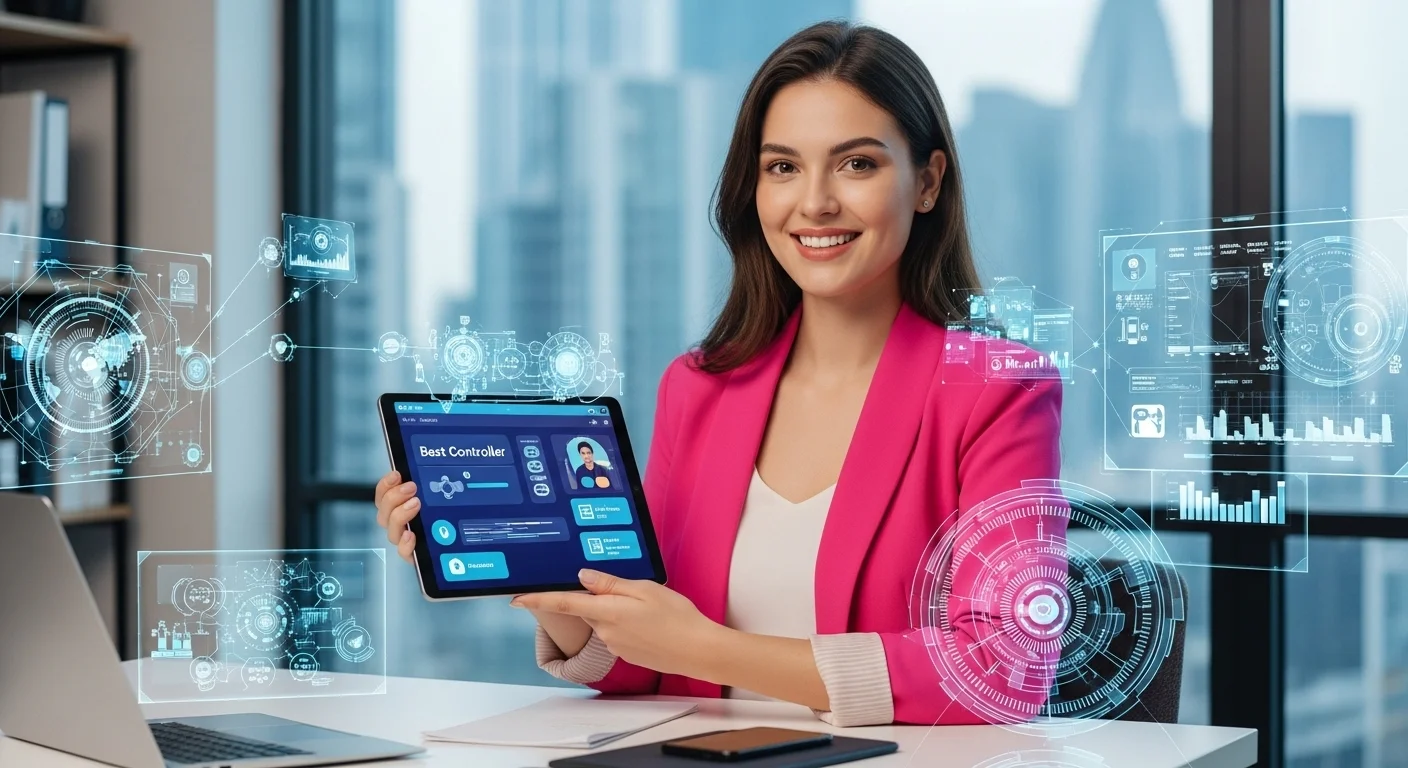 Business technology with innovation and digital resources to discover Best Controller