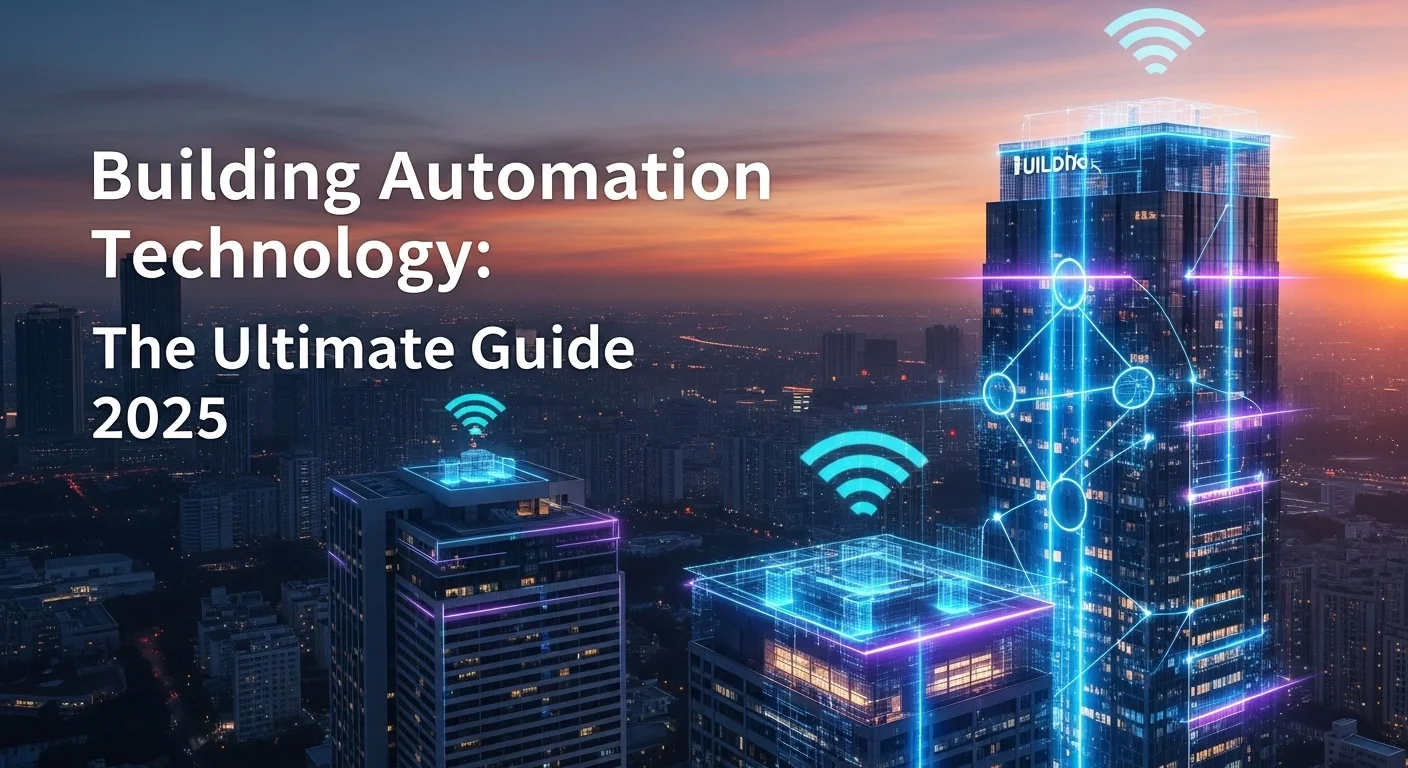 Business technology with innovation and digital resources to discover Building Automation