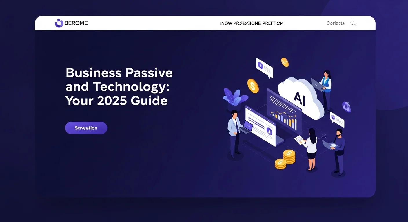 Tech solutions and digital innovations for Business Passive in modern business