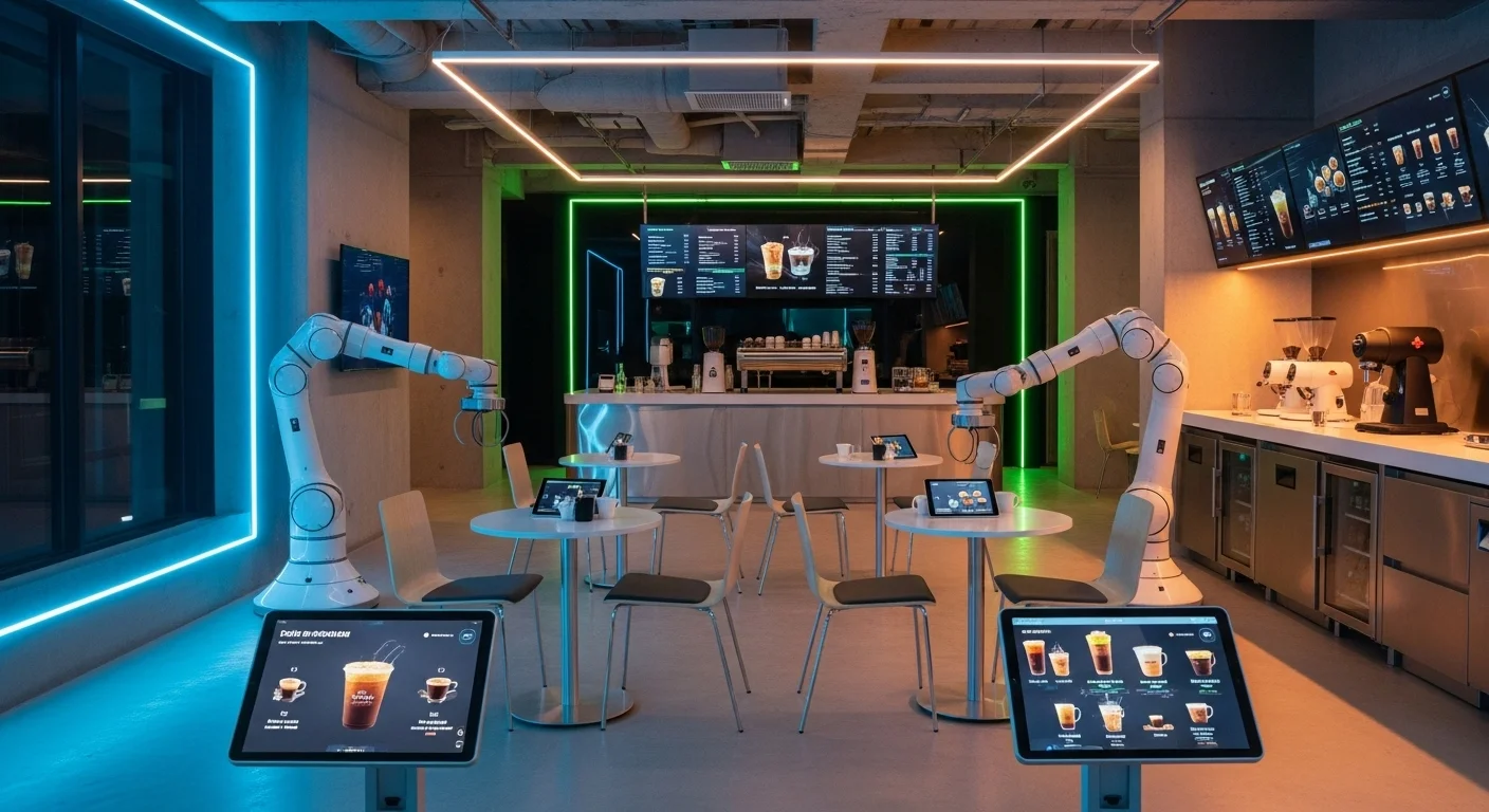 Tech solutions and digital innovations for Cafe in modern business