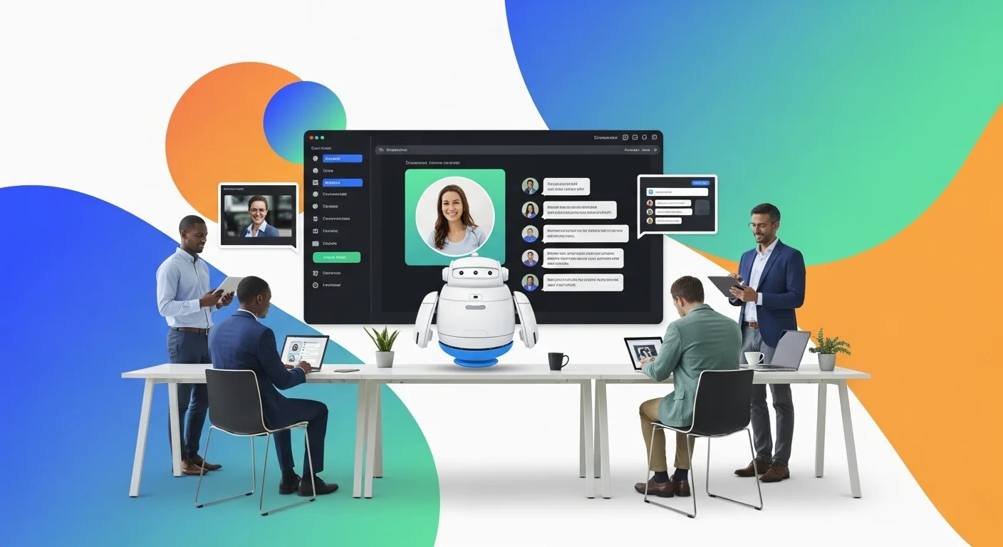 Business technology with innovation and digital resources to discover Chatbot