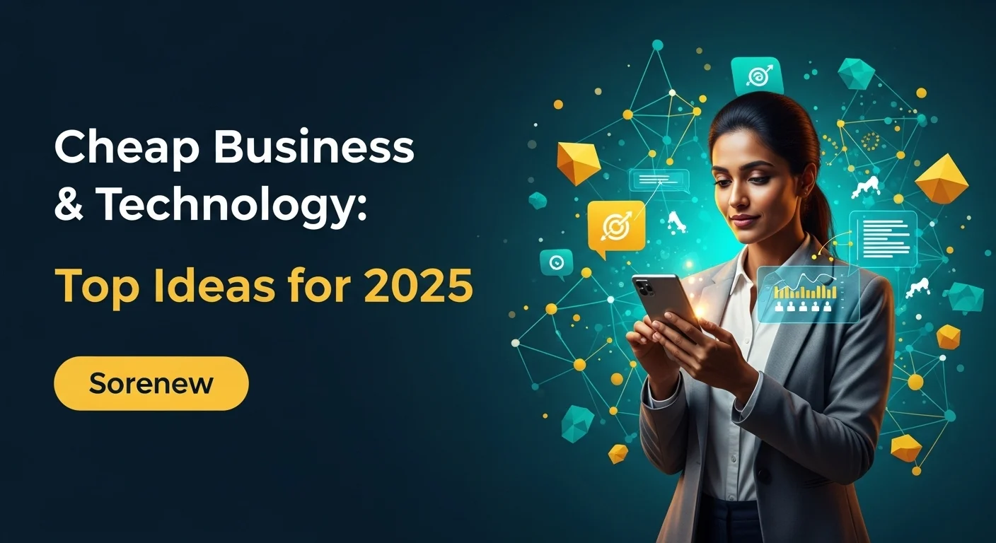 Business technology with innovation and digital resources to discover Cheap Business