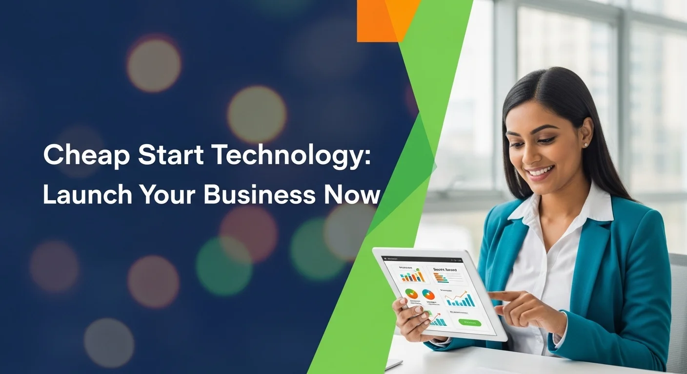Business technology with innovation and digital resources to discover Cheap Start