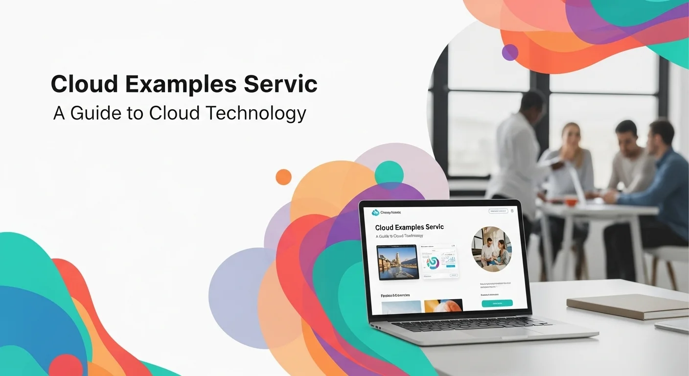 Business technology with innovation and digital resources to discover Cloud Examples Servic