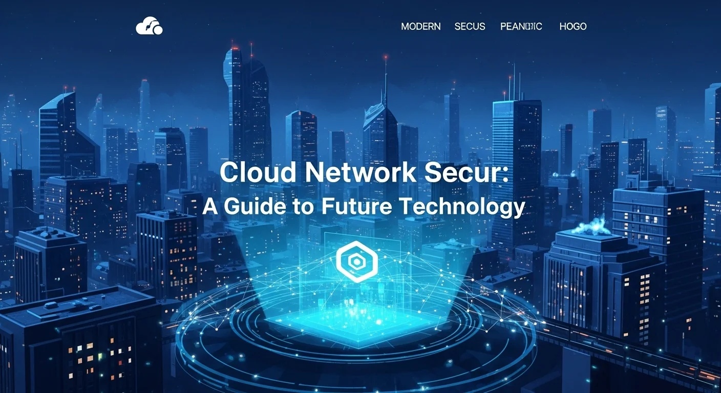 Business technology with innovation and digital resources to discover Cloud Network Secur