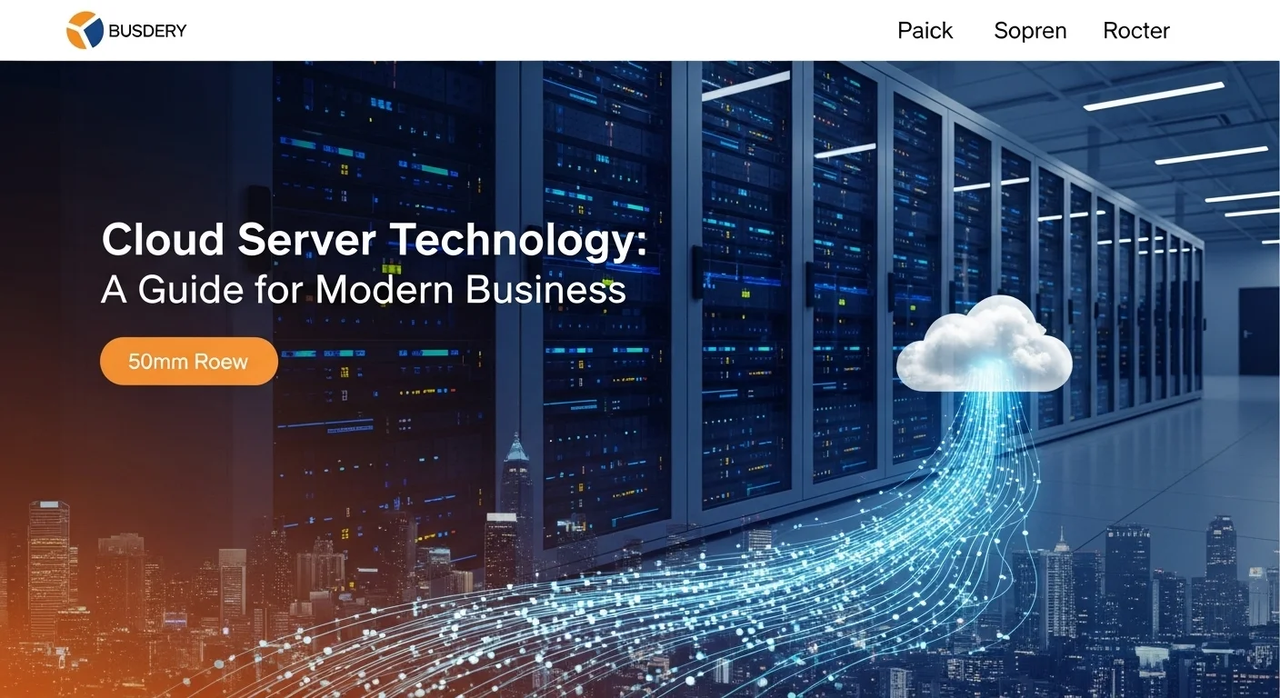 Tech solutions and digital innovations for Cloud Server in modern business