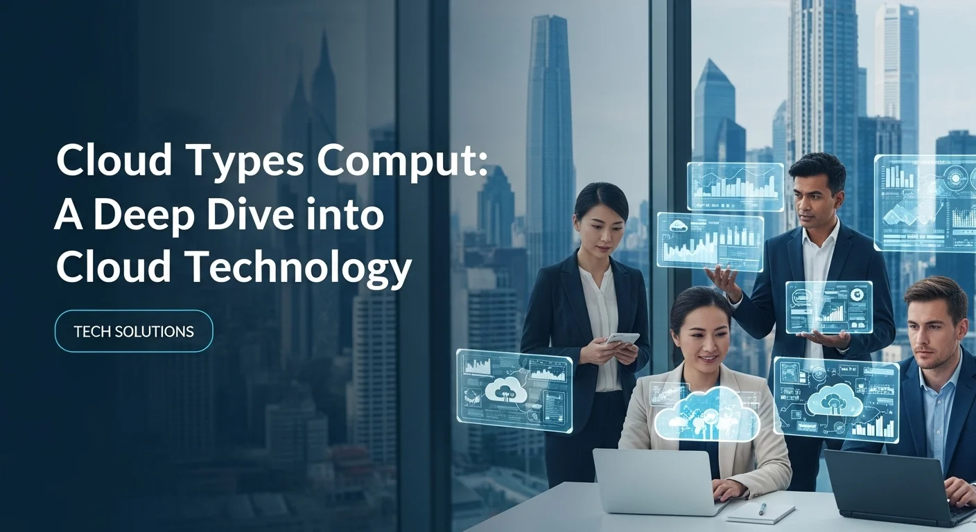 Tech solutions and digital innovations for Cloud Types Comput in modern business