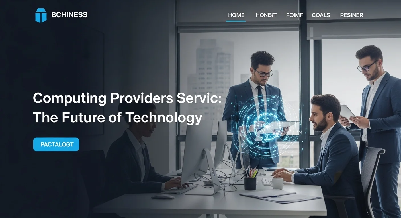 Business technology with innovation and digital resources to discover Computing Providers Servic