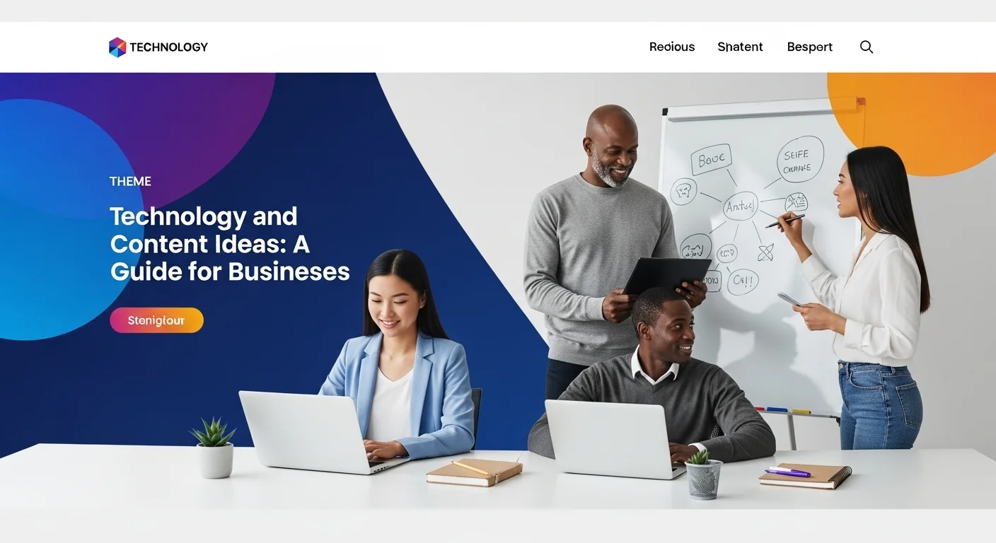 Tech solutions and digital innovations for Content Ideas in modern business