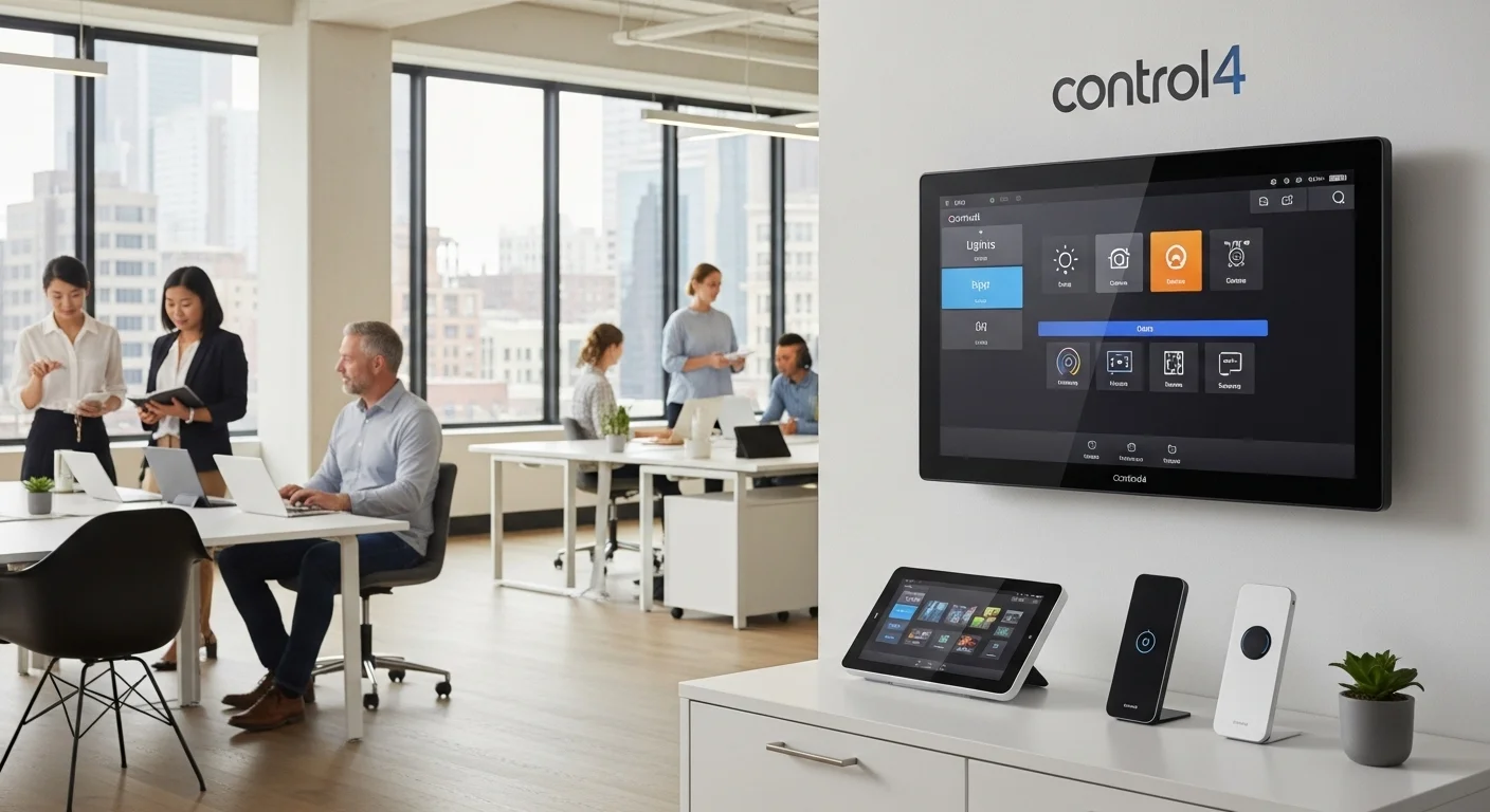 Business technology with innovation and digital resources to discover Control4 Home