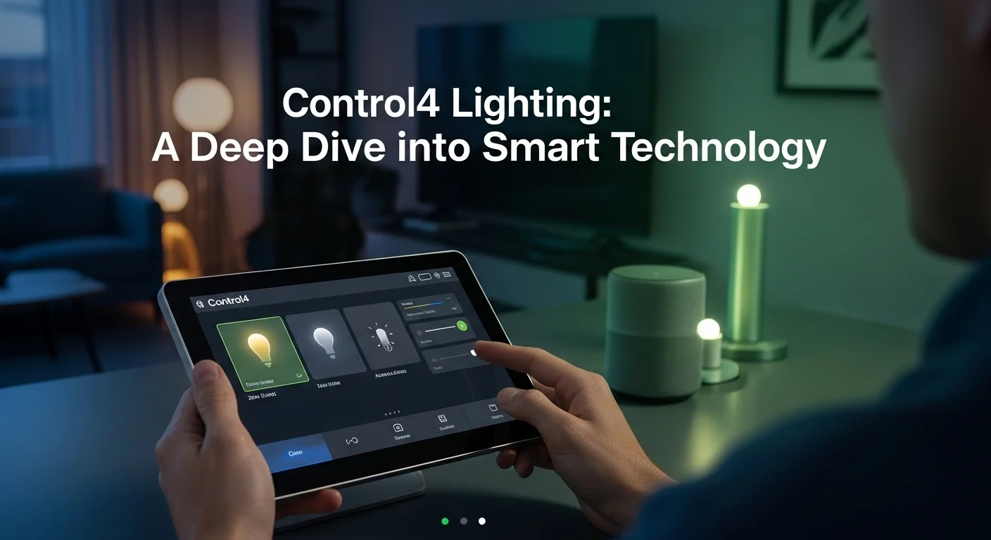 Business technology with innovation and digital resources to discover Control4 Lighting