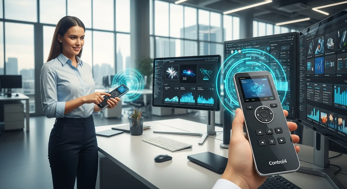 Business technology with innovation and digital resources to discover Control4 Remote