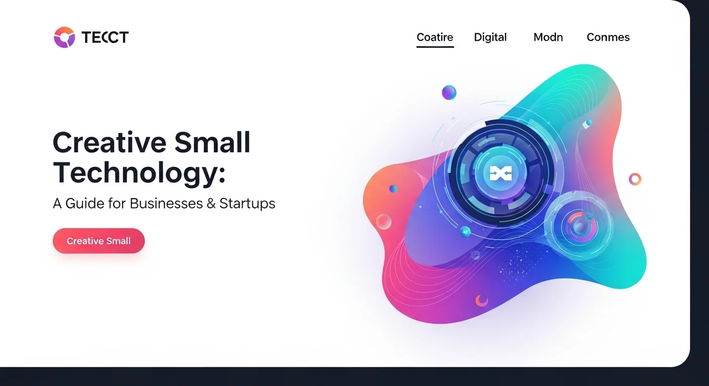 Tech solutions and digital innovations for Creative Small in modern business