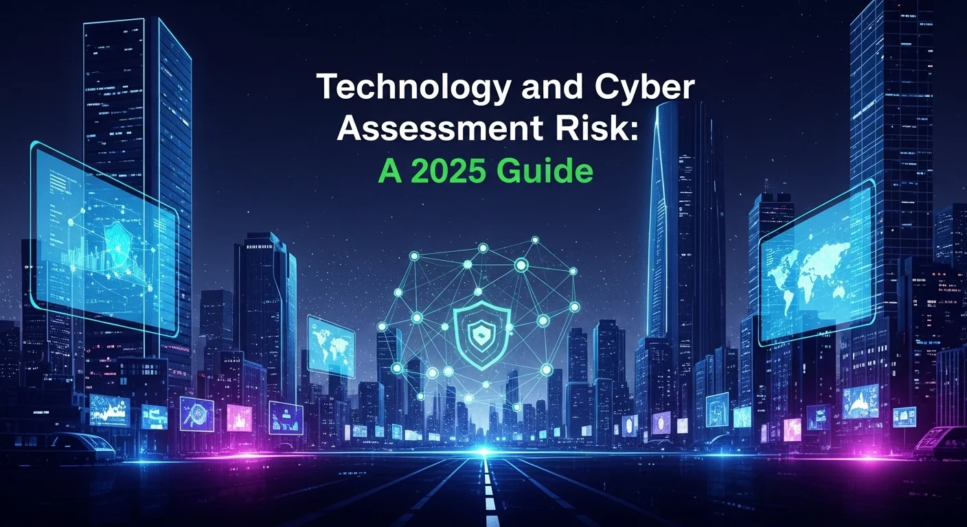 Business technology with innovation and digital resources to discover Cyber Assessment Risk