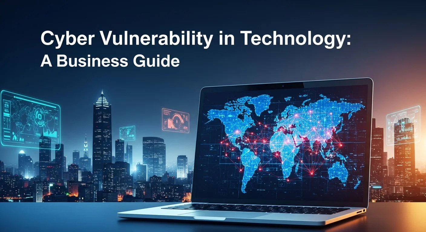 Business technology with innovation and digital resources to discover Cyber Vulnerability