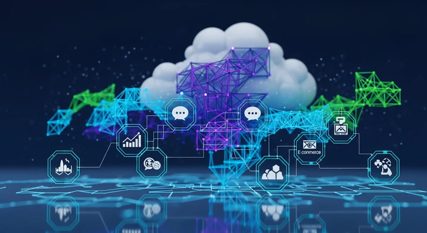 Business technology with innovation and digital resources to discover Different Services