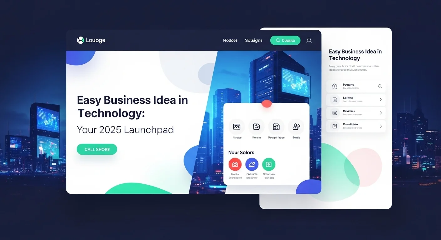 Tech solutions and digital innovations for Easy Business Idea in modern business