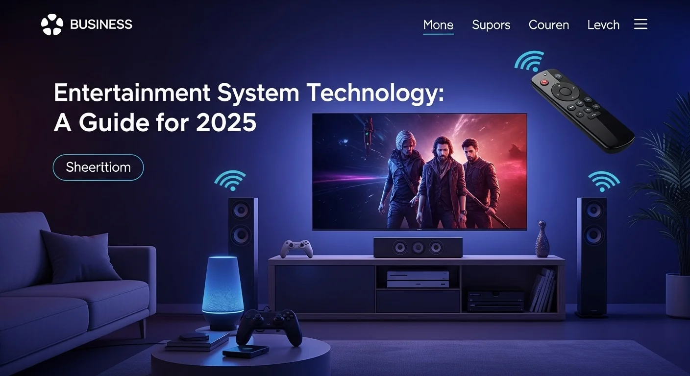 Tech solutions and digital innovations for Entertainment System in modern business