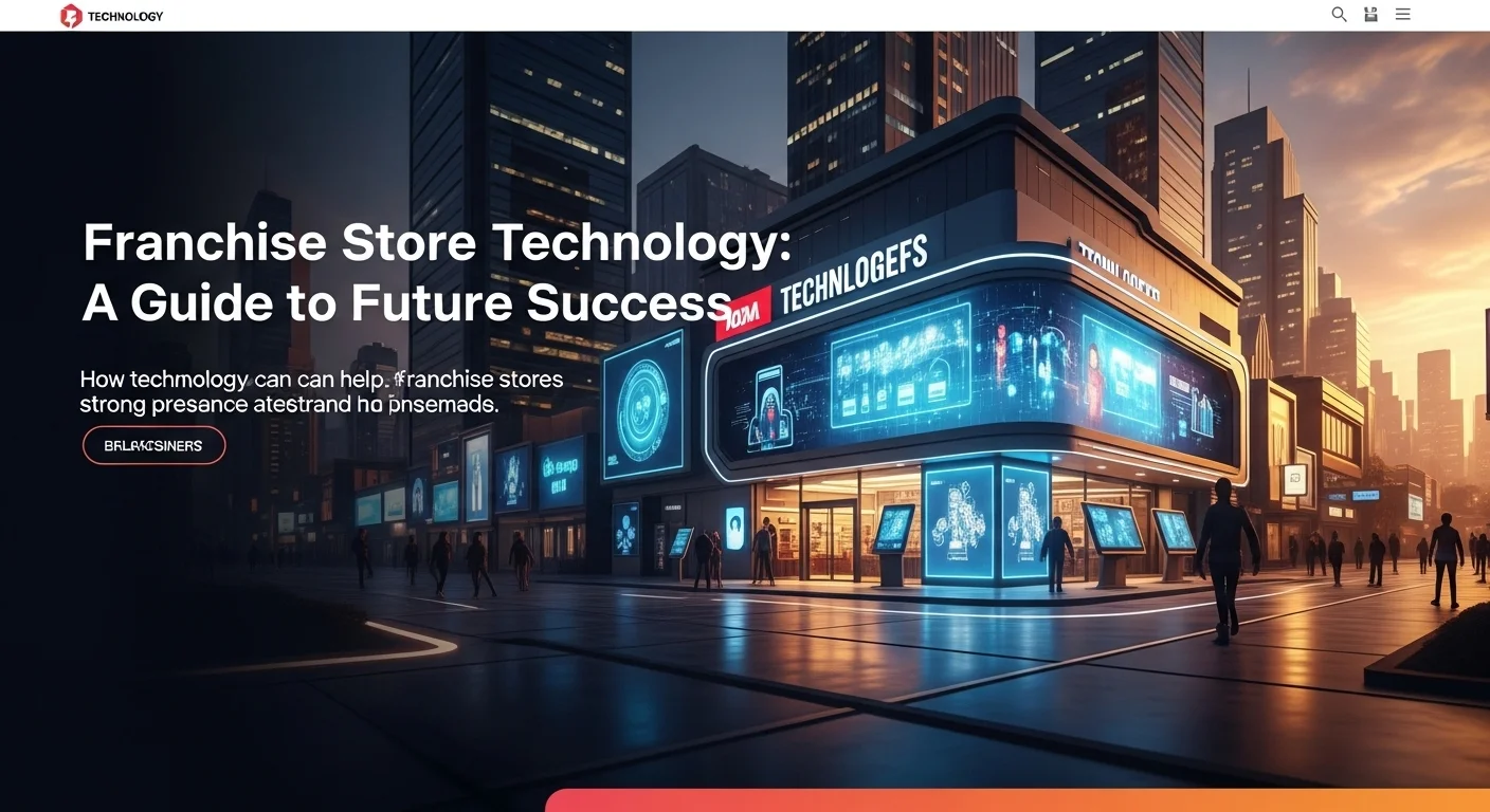 Tech solutions and digital innovations for Franchise Store in modern business