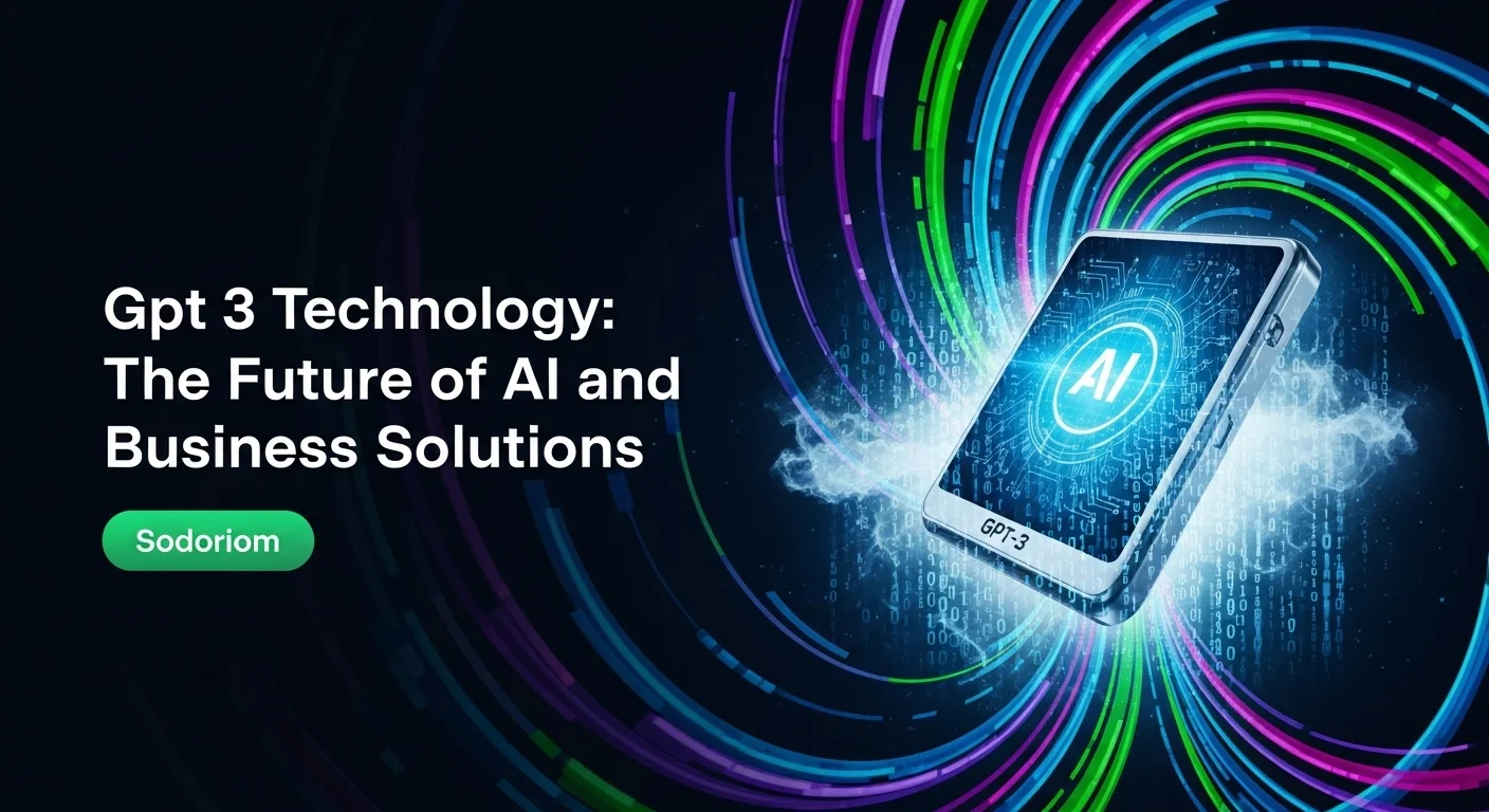Business technology with innovation and digital resources to discover Gpt 3