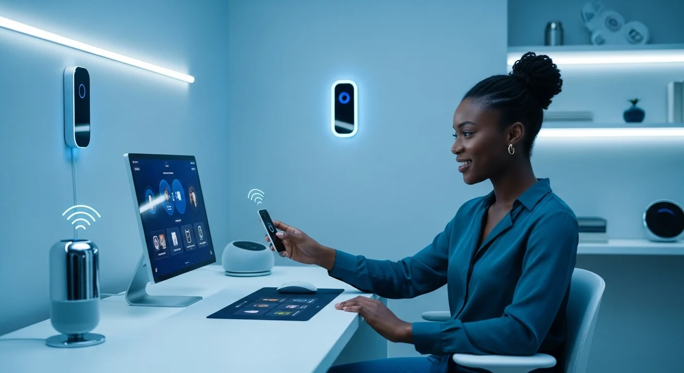 Business technology with innovation and digital resources to discover Home Control