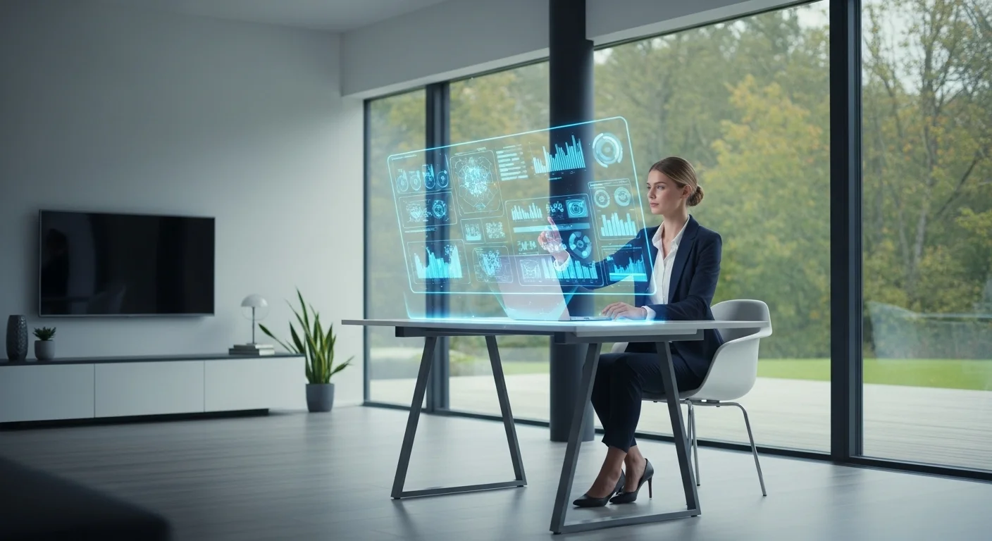 Business technology with innovation and digital resources to discover Home Start