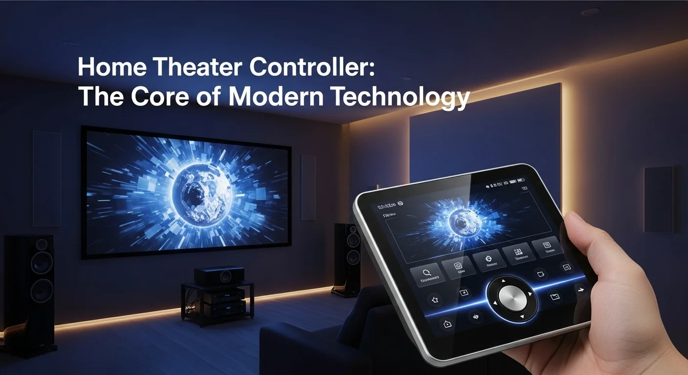 Business technology with innovation and digital resources to discover Home Theater Controller