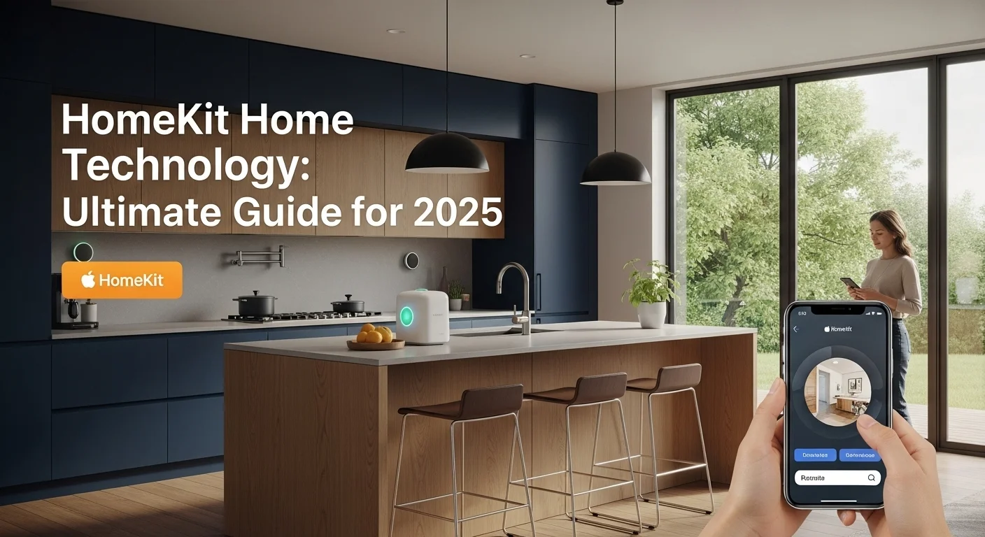 Business technology with innovation and digital resources to discover Homekit Home