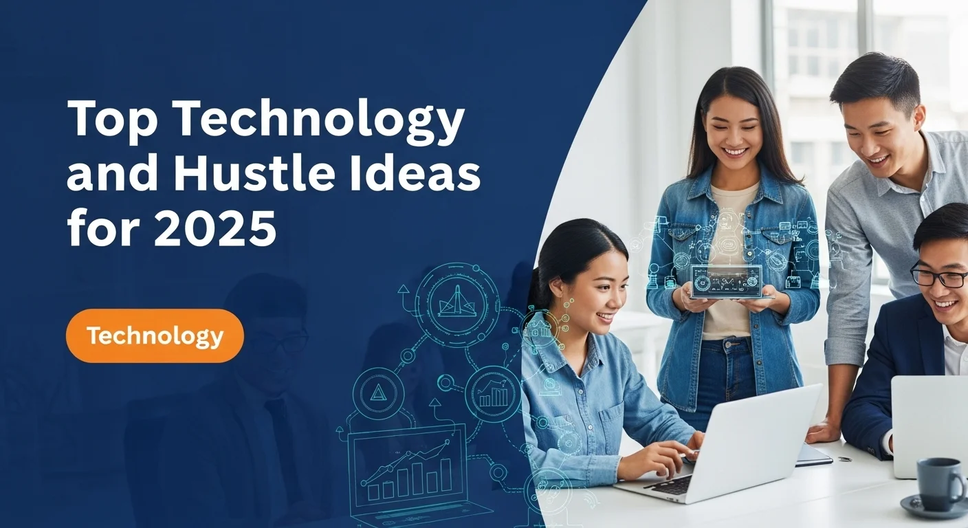 Tech solutions and digital innovations for Hustle Ideas in modern business