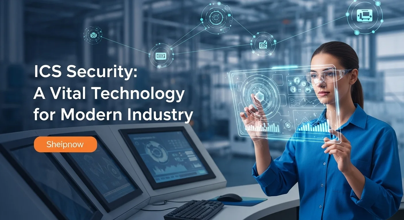 Business technology with innovation and digital resources to discover Ics Security