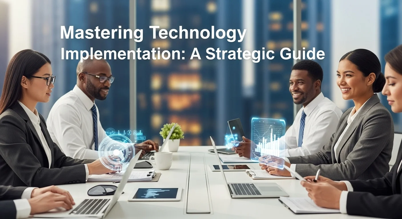 Business technology with innovation and digital resources to discover Implementation