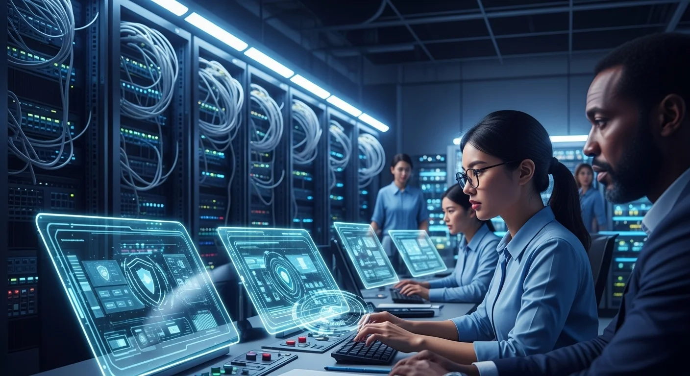 Business technology with innovation and digital resources to discover Information Security Management