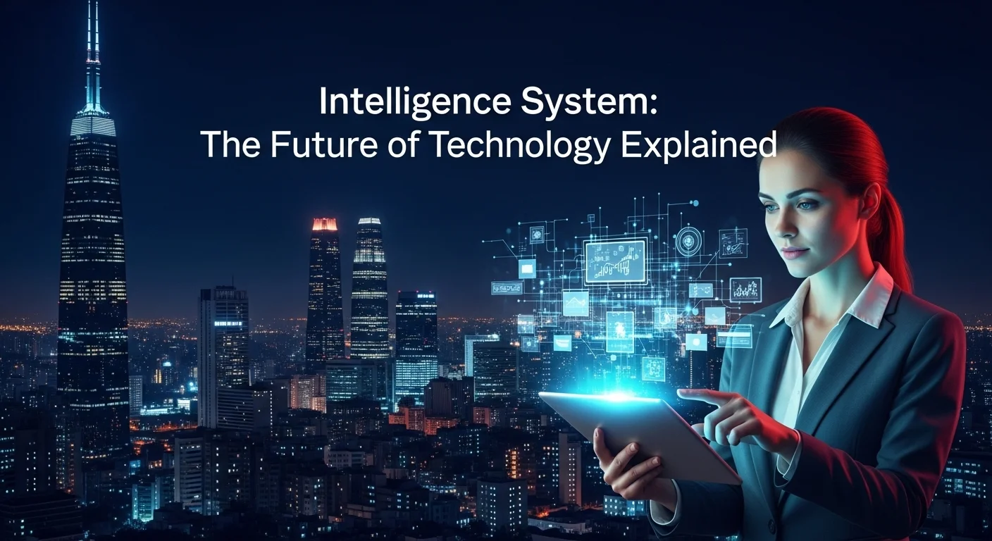 Business technology with innovation and digital resources to discover Intelligence System