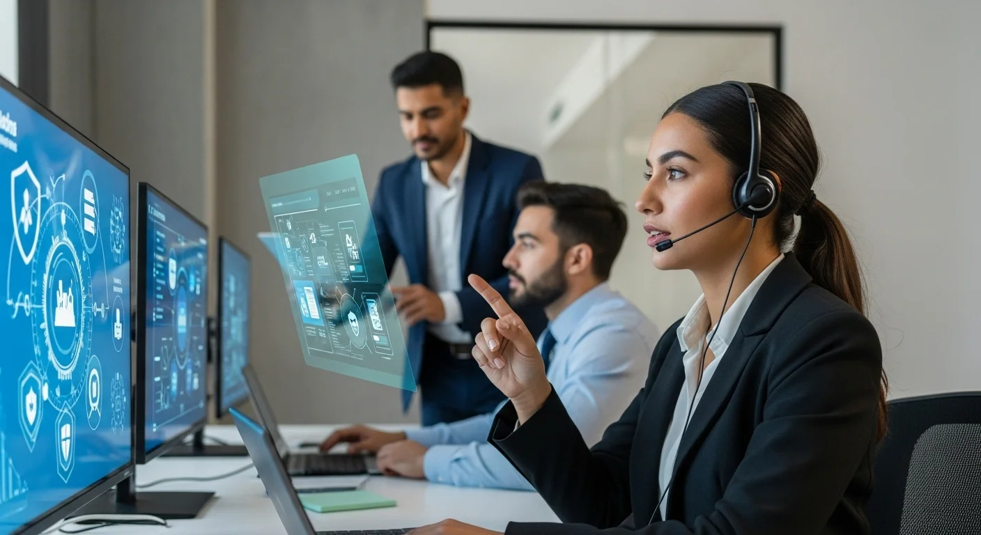 Business technology with innovation and digital resources to discover Internet Security