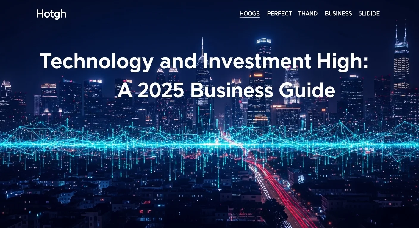 Tech solutions and digital innovations for Investment High in modern business