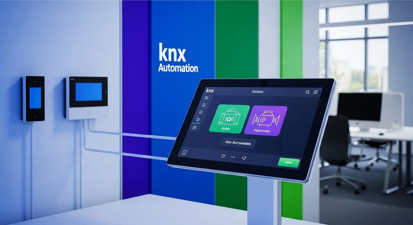 Business technology with innovation and digital resources to discover Knx Automation