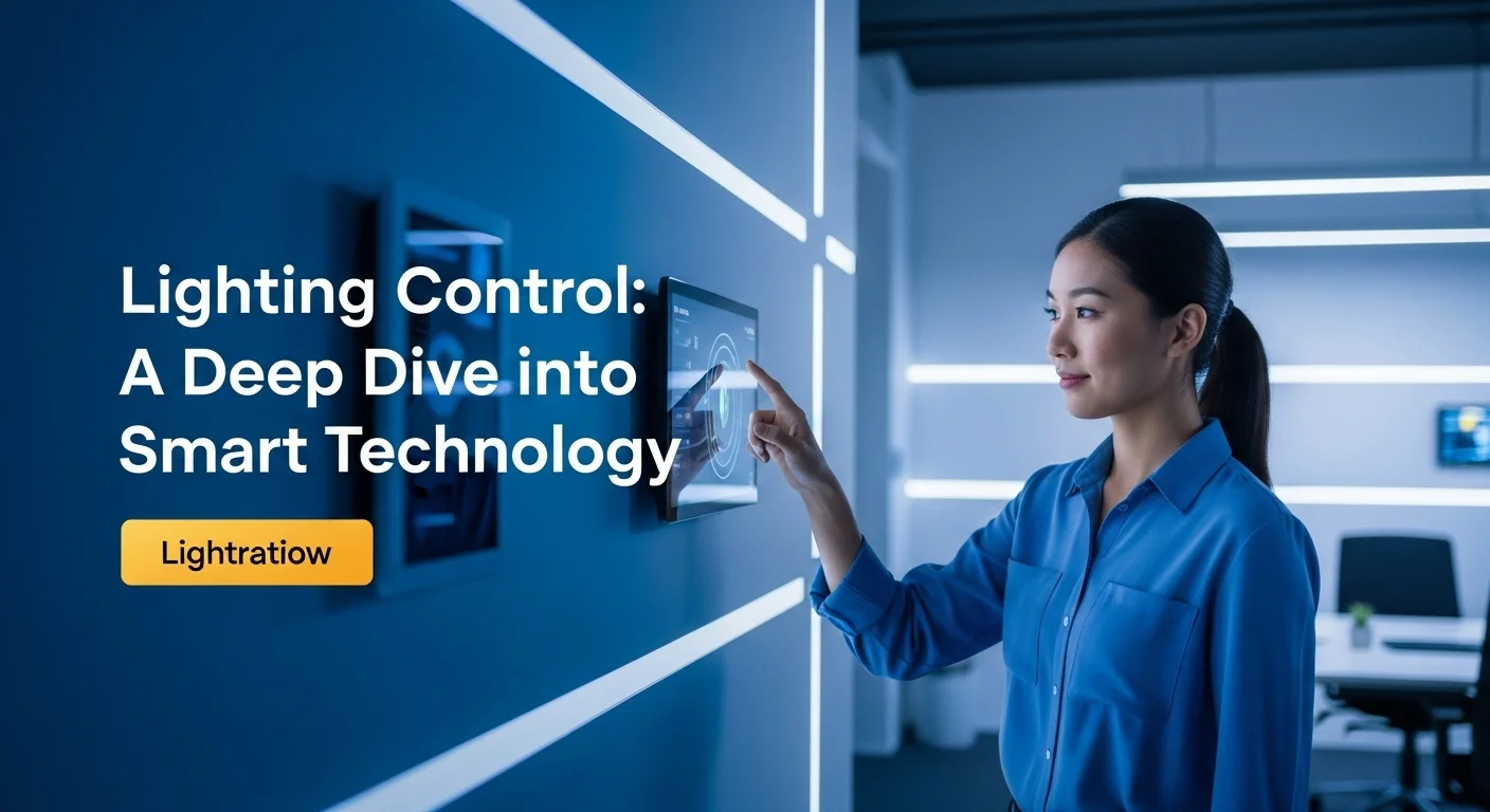 Business technology with innovation and digital resources to discover Lighting Control