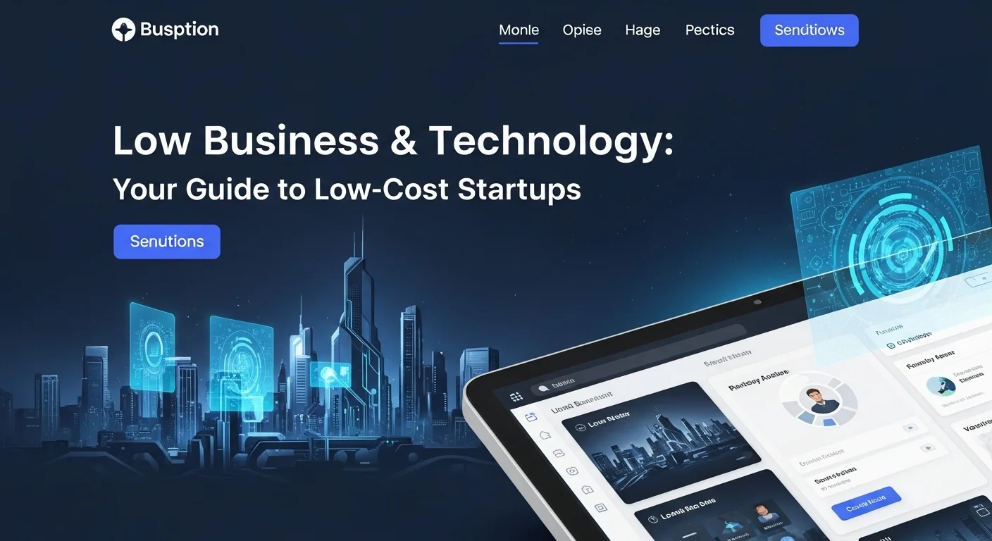 Tech solutions and digital innovations for Low Business in modern business