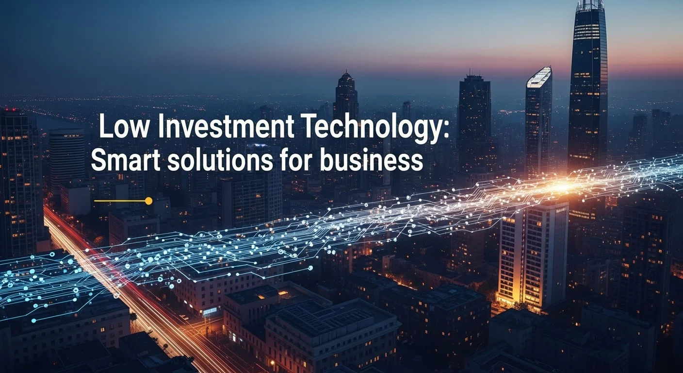 Tech solutions and digital innovations for Low Investment in modern business