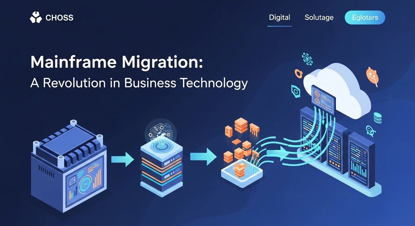 Tech solutions and digital innovations for Mainframe Migration in modern business