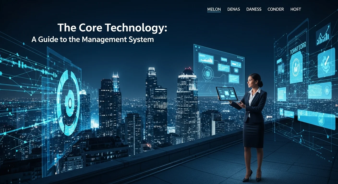 Business technology with innovation and digital resources to discover Management System