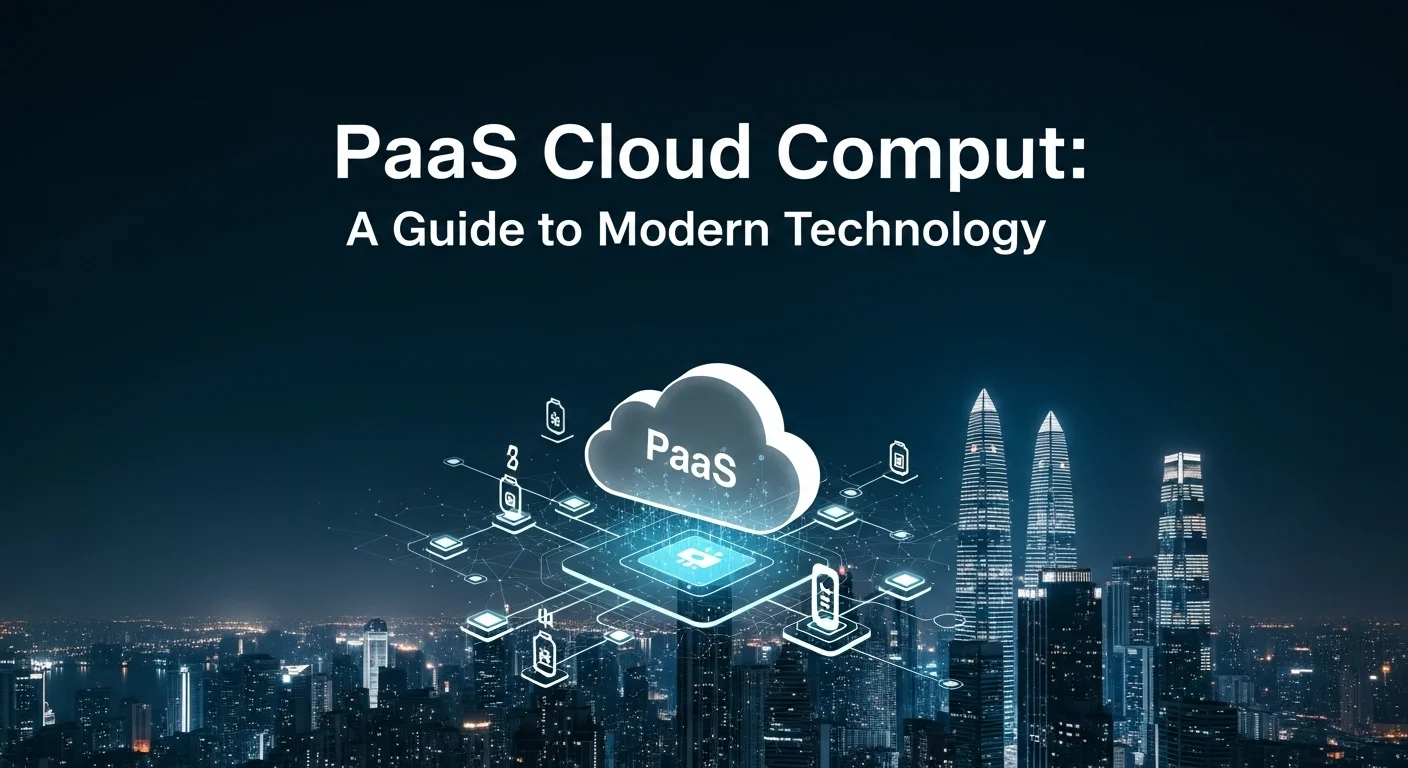 Business technology with innovation and digital resources to discover Paas Cloud Comput