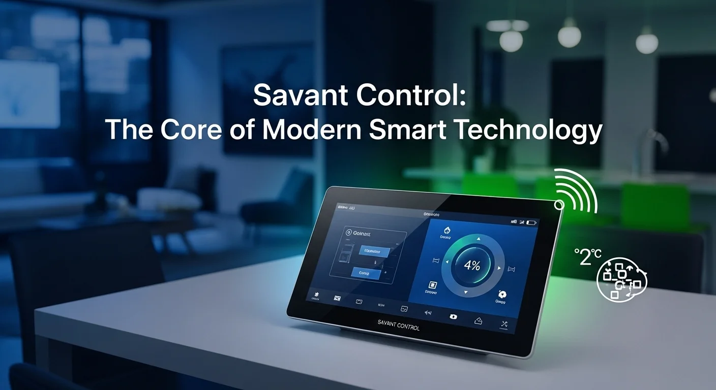 Tech solutions and digital innovations for Savant Control in modern business